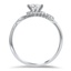 Diamond Swirl Ring, smallside view