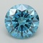 1.50 Ct. Fancy Vivid Blue Round Lab Grown Diamond