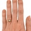 The Sindy Ring, smallzoomed in top view on a hand