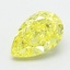 2.50 Ct. Fancy Intense Yellow Pear Lab Grown Diamond