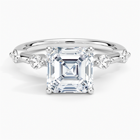 18K White Gold Aimee 1.7mm Diamond Ring