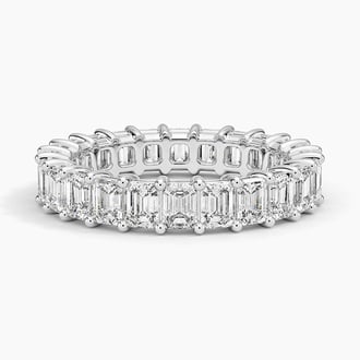 Emerald Eternity Lab Diamond Ring (3 ct. tw.)