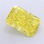 4.62 Ct. Fancy Vivid  Yellow Radiant Lab Grown Diamond