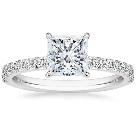 18K White Gold Amelie Diamond Bridal Set