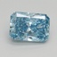 1.69 Ct. Fancy Vivid Blue Radiant Lab Grown Diamond
