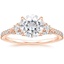14K Rose Gold Ava Diamond Ring (1/2 ct. tw.), smalltop view