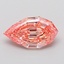 2.10 Ct. Fancy Vivid None Pink Pear Lab Grown Diamond