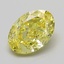 2.66 Ct. Fancy Intense Yellow Oval Lab Grown Diamond