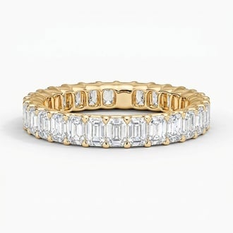 Low Profile Emerald Eternity Diamond Ring (2 ct. tw.)