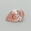 0.33 Ct. Fancy Vivid Pink Pear Lab Grown Diamond