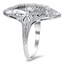 The Jeanne Ring, smalltop view on a hand