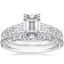 18K White Gold Tapered Sienna Diamond Ring with Sienna Diamond Ring (1/2 ct. tw.)