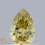 0.30 Ct. Fancy Intense  Yellow Pear Lab Grown Diamond