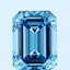 3.04 Ct. Fancy Vivid Blue Emerald Lab Grown Diamond