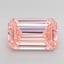 7.66 Ct. Fancy Intense Pink Emerald Lab Grown Diamond