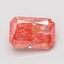 1.02 Ct. Fancy Vivid Pink Radiant Lab Grown Diamond