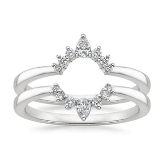 Lunette Nested Diamond Ring Stack