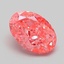 1.09 Ct. Fancy Vivid Pink Oval Lab Grown Diamond