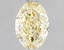 1.10 Ct. Fancy Yellow Oval Lab Grown Diamond