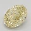 3.07 Ct. Fancy Intense Yellow Oval Lab Grown Diamond