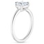 18K White Gold Devon Ring, smallside view