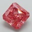 5.17 Ct. Fancy Vivid Pink Radiant Lab Grown Diamond