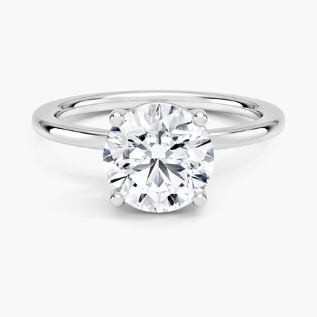 Platinum Perfect Fit 1.4mm Solitaire Ring