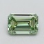 1.06 Ct. Fancy Intense Pacific Green Emerald Lab Grown Diamond
