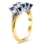 The Jeri Ring, smalltop view on a hand