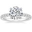 Platinum Olympia Half Coverage Diamond Ring (1/2 ct. tw.), smalltop view