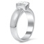 Wide Semi-Bezel Diamond Ring, smallview