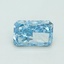3.00 Ct. Fancy Vivid Blue Radiant Lab Grown Diamond