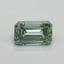 0.47 Ct. Fancy Vivid Pacific Green Emerald Lab Grown Diamond