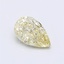 1.10 Ct. Fancy  Yellow Pear Lab Grown Diamond