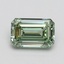 0.77 Ct. Fancy Intense Pacific Green Emerald Lab Grown Diamond