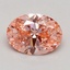 1.50 Ct. Fancy Intense Pink Oval Lab Grown Diamond