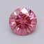 0.30 Ct. Fancy Vivid Pink Round Lab Grown Diamond