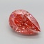 5.39 Ct. Fancy Vivid Pink Pear Lab Grown Diamond