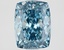 1.91 Ct. Fancy Vivid Blue Cushion Lab Grown Diamond