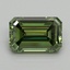 2.00 Ct. Fancy Vivid Pacific Green Emerald Lab Grown Diamond