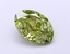 2.02 Ct. Fancy Vivid  Green Oval Lab Grown Diamond