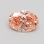 1.16 Ct. Fancy Intense Pink Oval Lab Grown Diamond