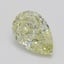 0.71 Ct. Fancy Light Yellow Pear Diamond
