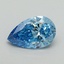 1.04 Ct. Fancy Vivid Blue Pear Lab Grown Diamond