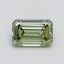 1.10 Ct. Fancy Intense Green Emerald Lab Grown Diamond