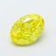 1.76 Ct. Fancy Vivid Yellow Oval Lab Grown Diamond