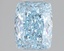 2.07 Ct. Fancy Intense Blue Cushion Lab Grown Diamond