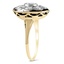 The Shelby Ring, smalltop view on a hand