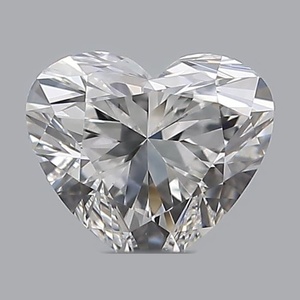 Heart diamond — real photo
