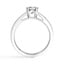 Engraved Tapered Solitaire Ring, smallview